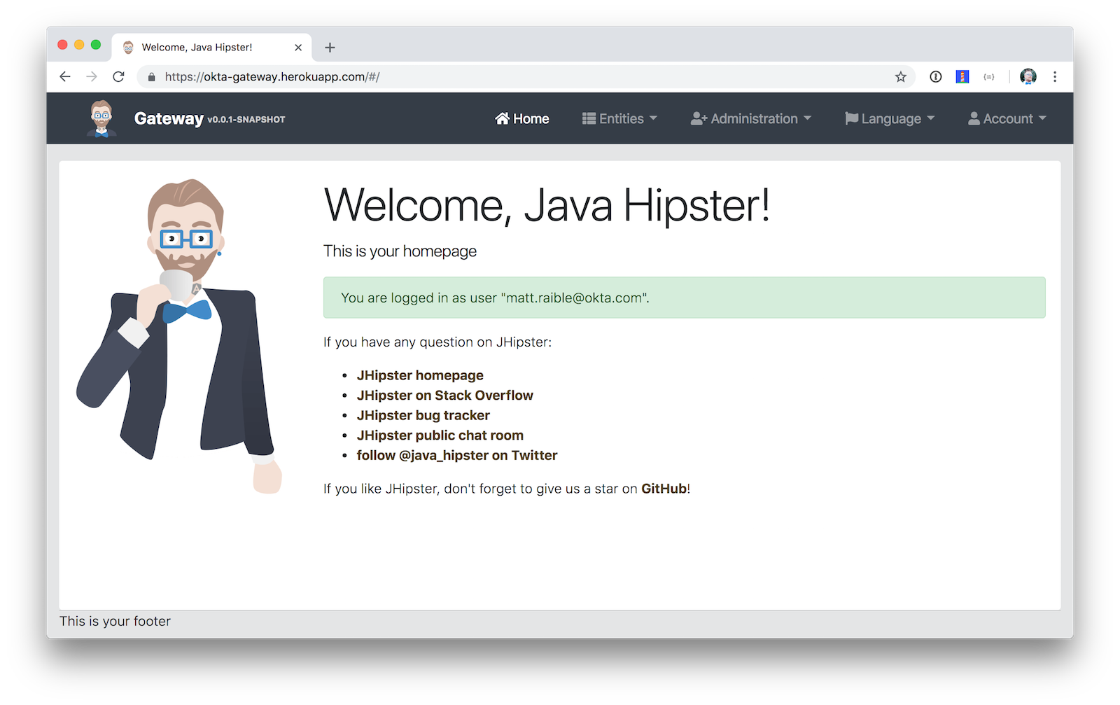 Welcome, Java Hipster
