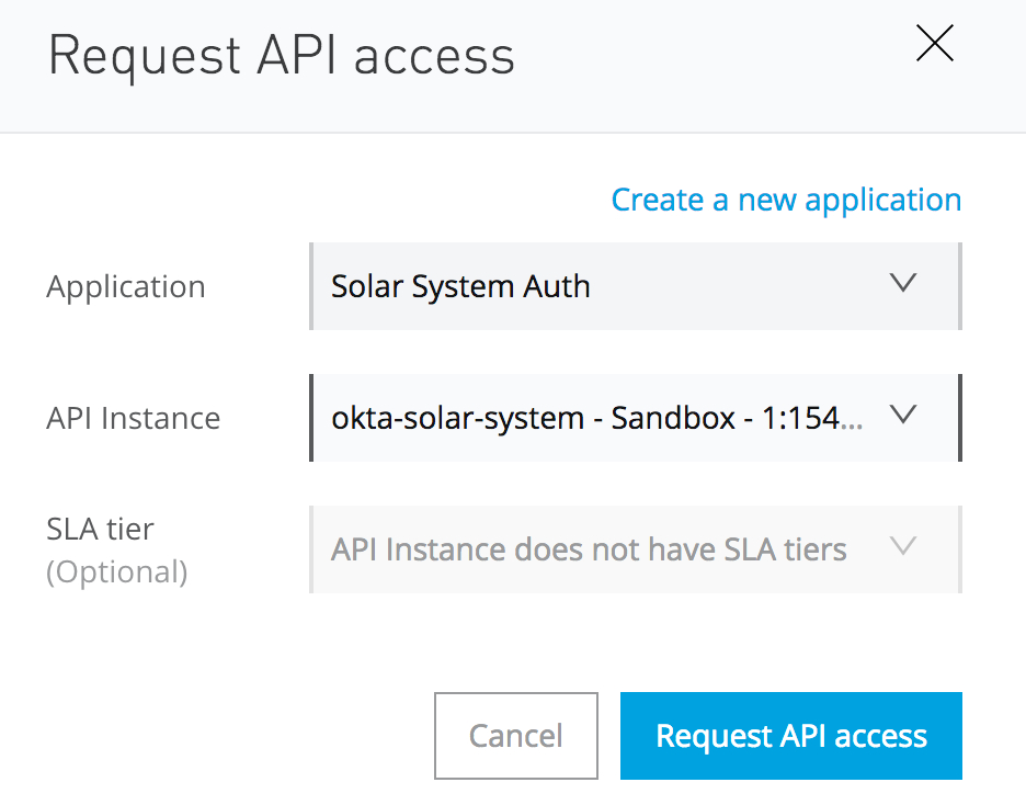 Mulesoft Request API Access
