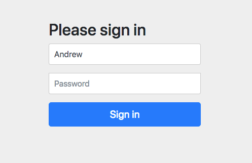 Sign-In Form