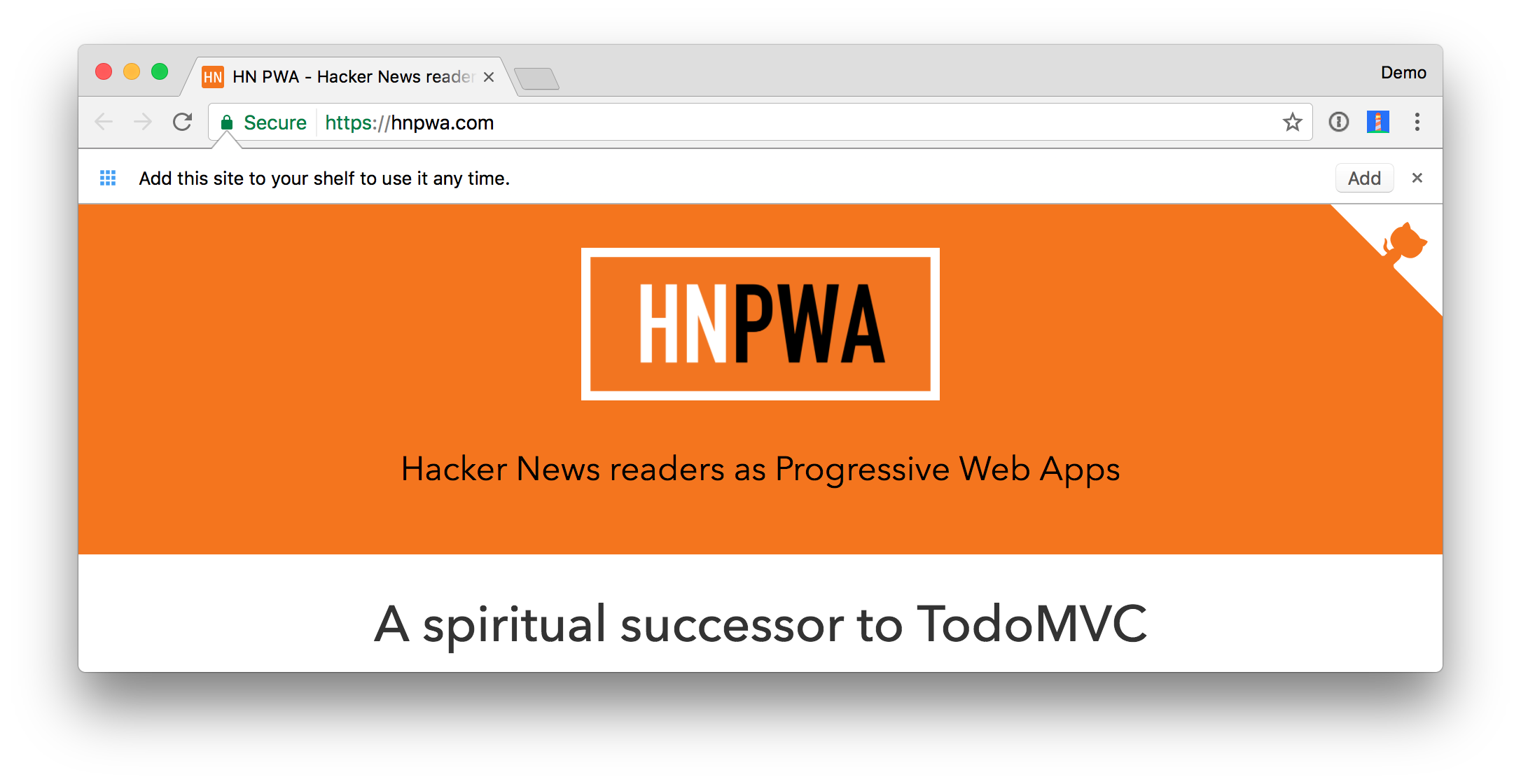 Hacker News PWA