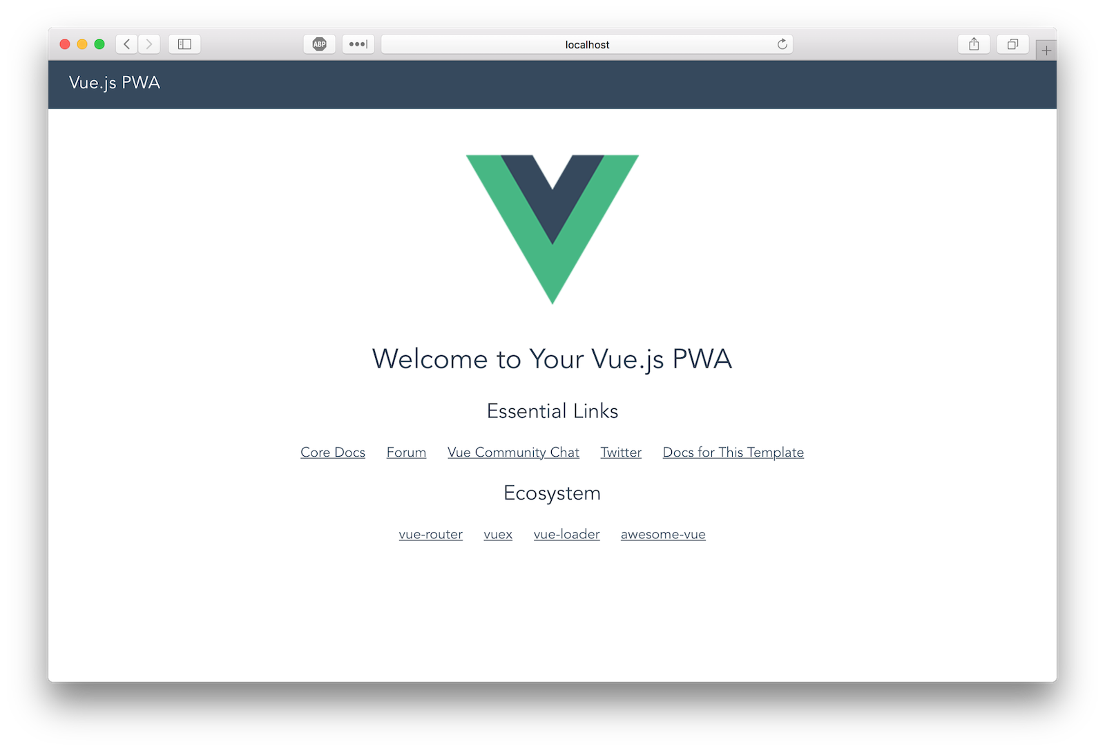 Welcome to Your Vue.js PWA