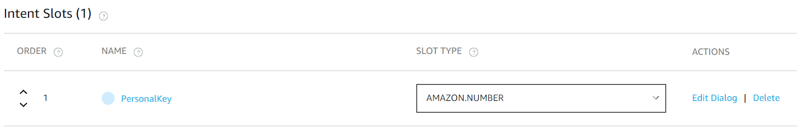 Alexa portal add number slot