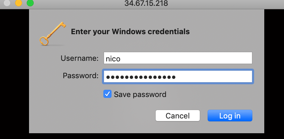 windows credentials