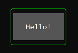 Hello message box