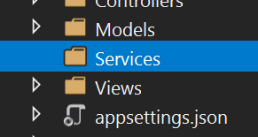 Create Service folder