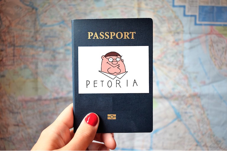 Custom made passport