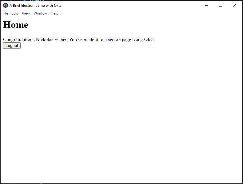 Build An Electron App With JavaScript And Authentication Okta Developer