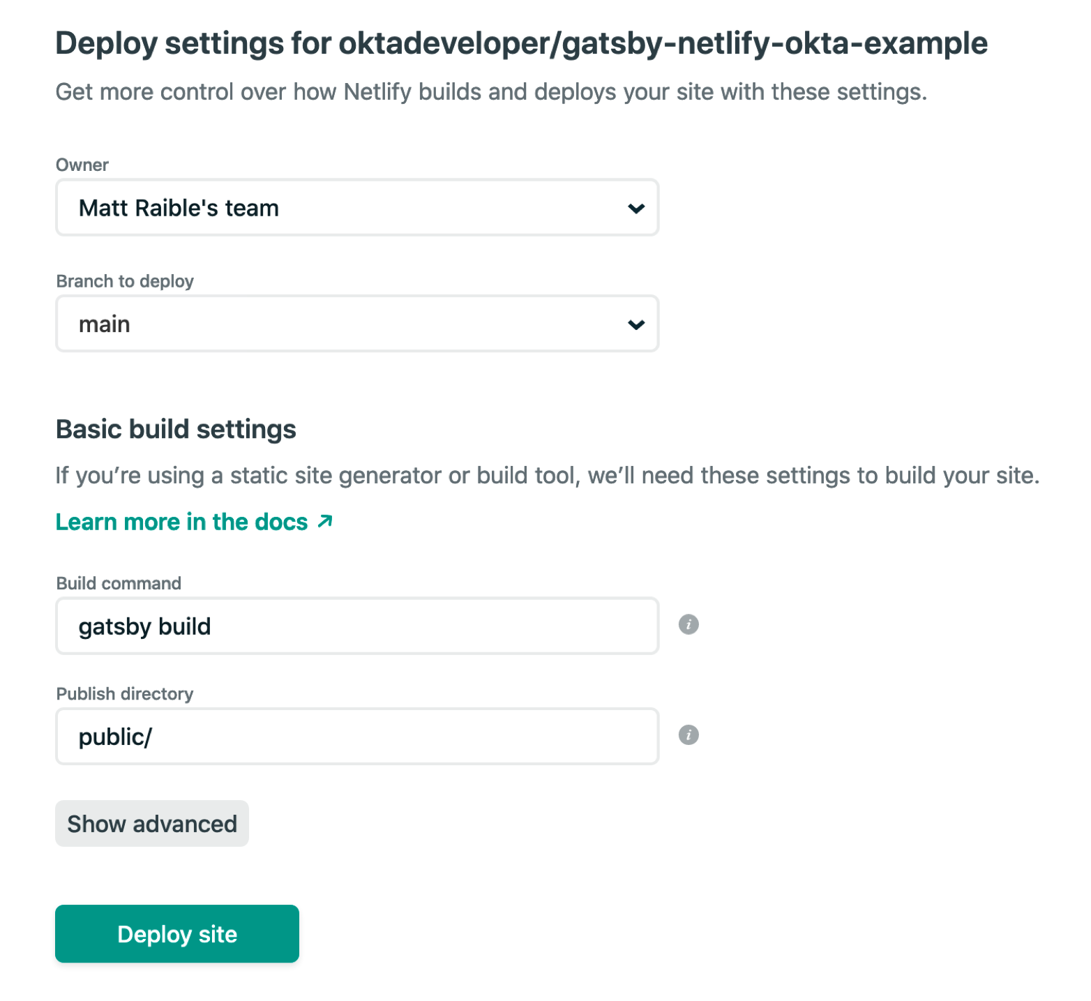 blog/gatsby-netlify-okta/netlify-deploy-settings.png