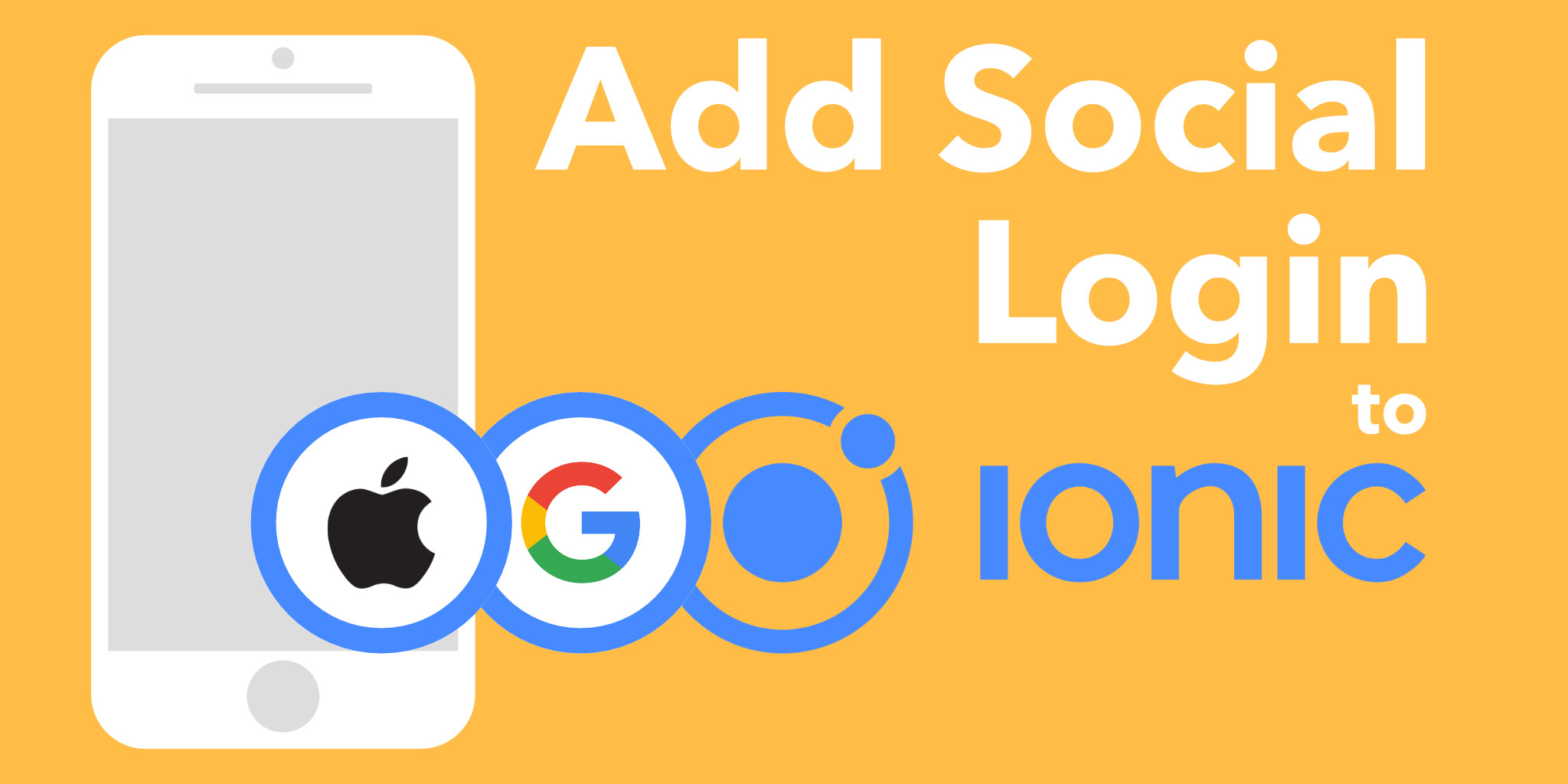 Ionic + Sign in with Apple and Google