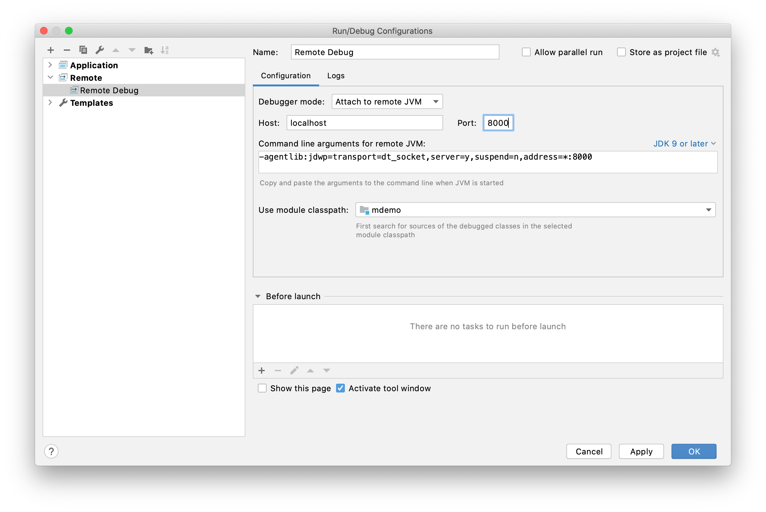 Intellij Gradle Command Line Arguments