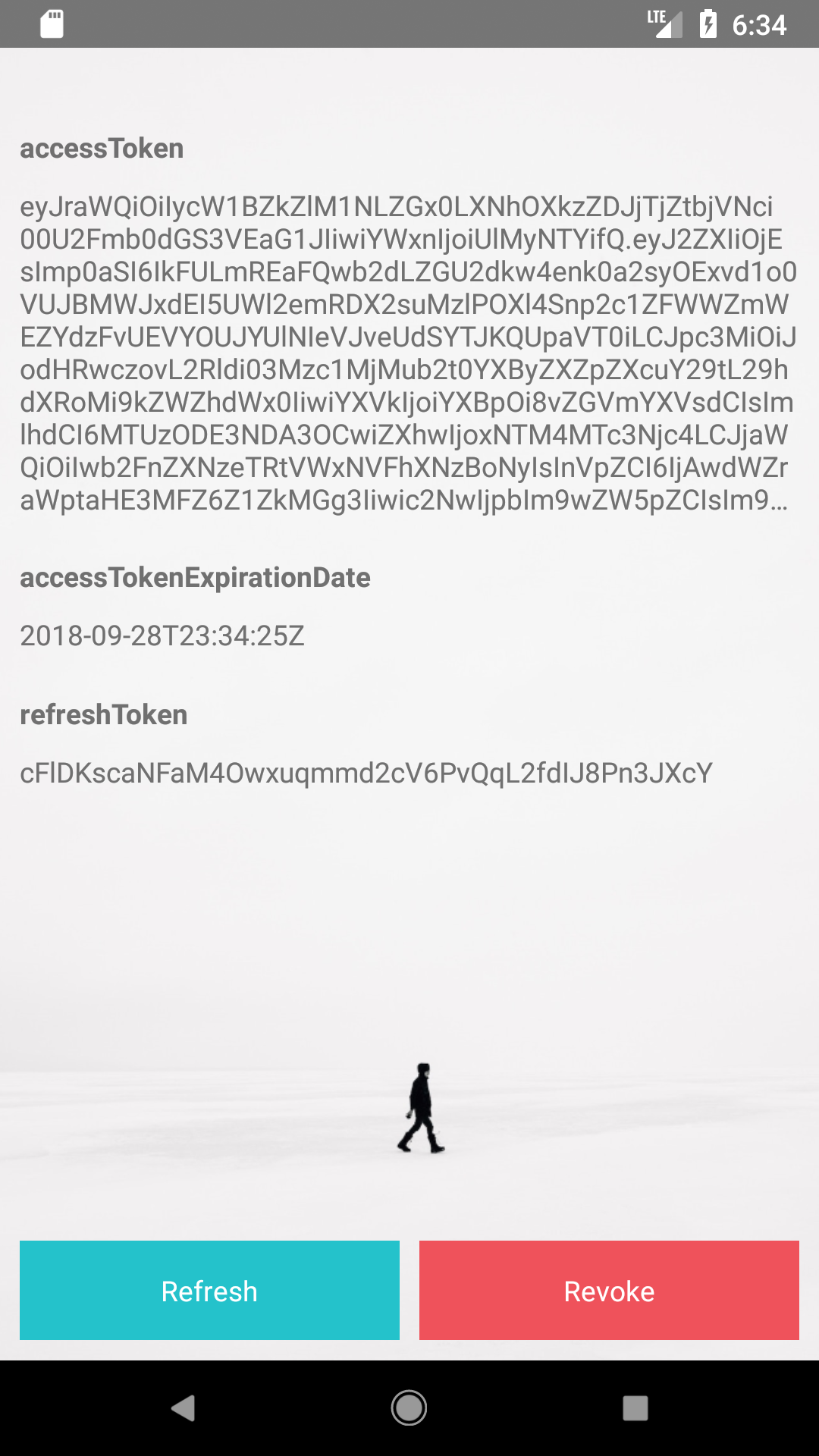 Access Token on Android