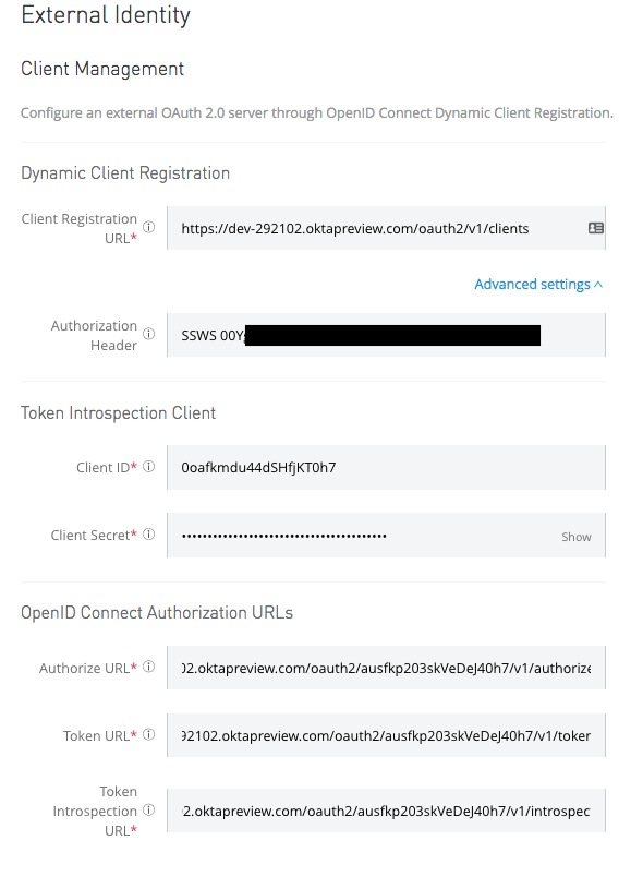 Mulesoft Dynamic Client Registration