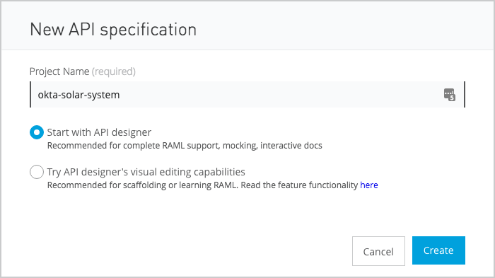 Mulesoft New API Specification