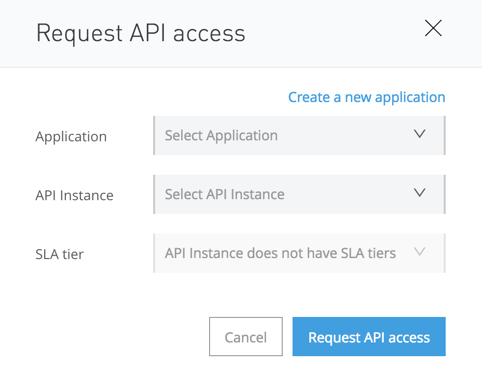 Mulesoft Request API Access