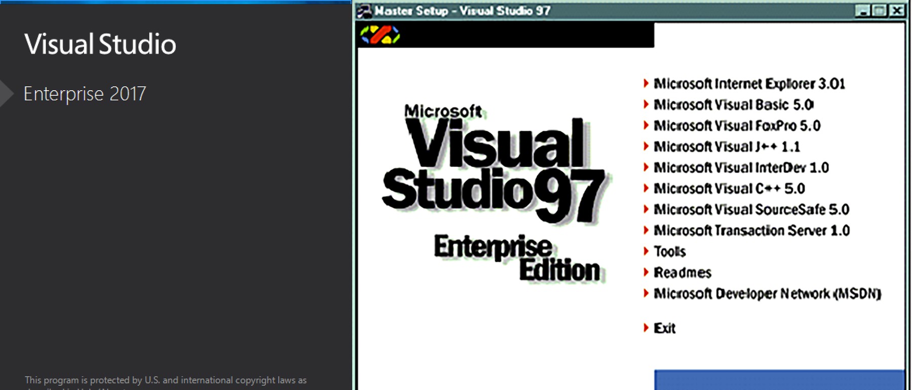Visual Studio Then And Now
