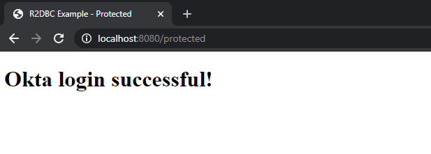 Protected page