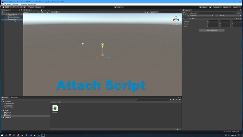 Unity import package