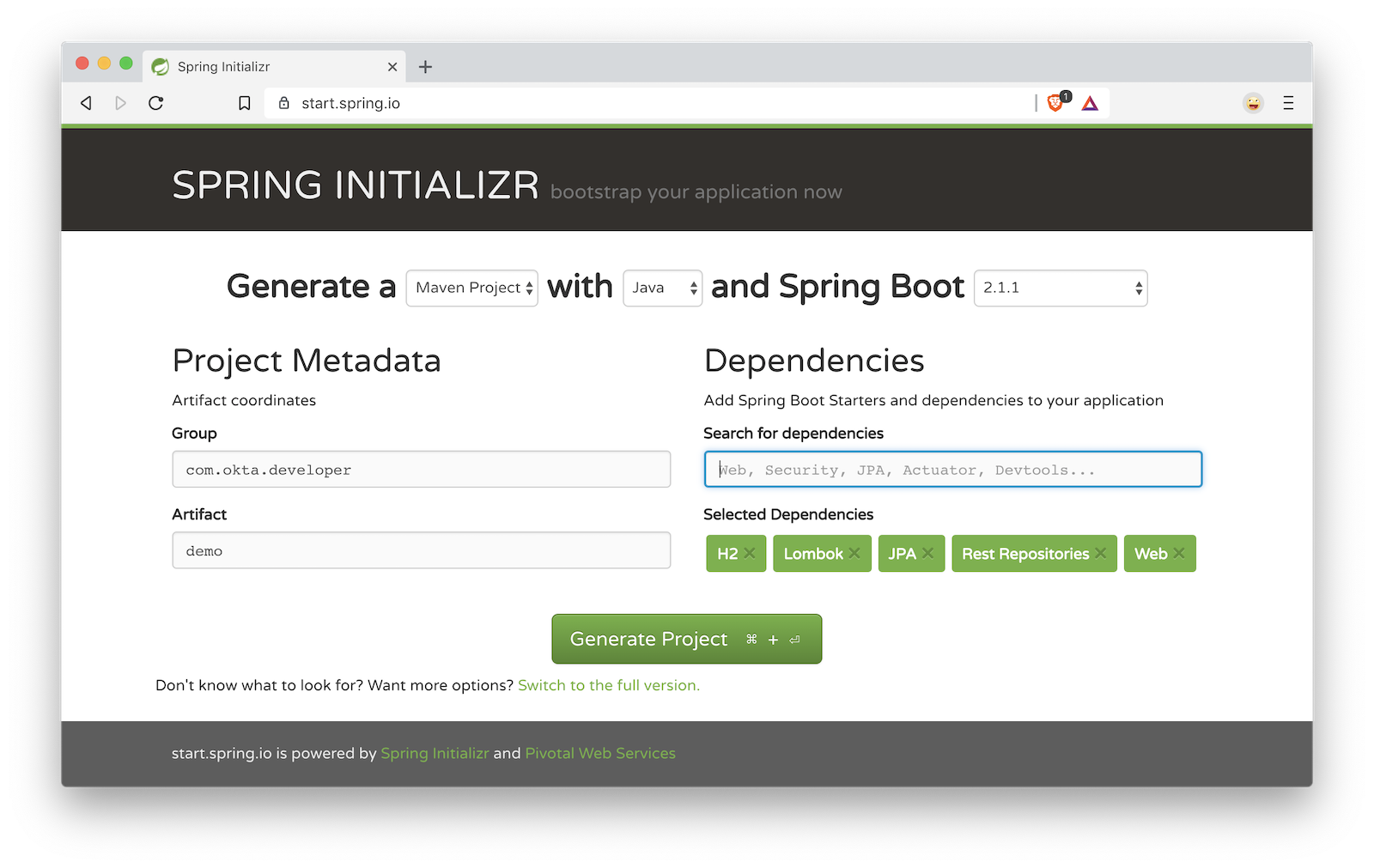 spring boot with vue js