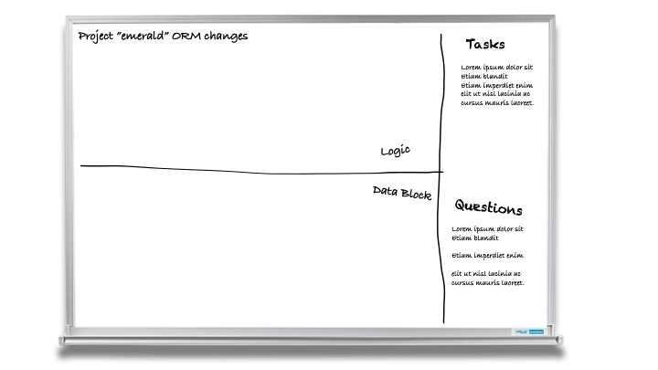 whiteboard organization