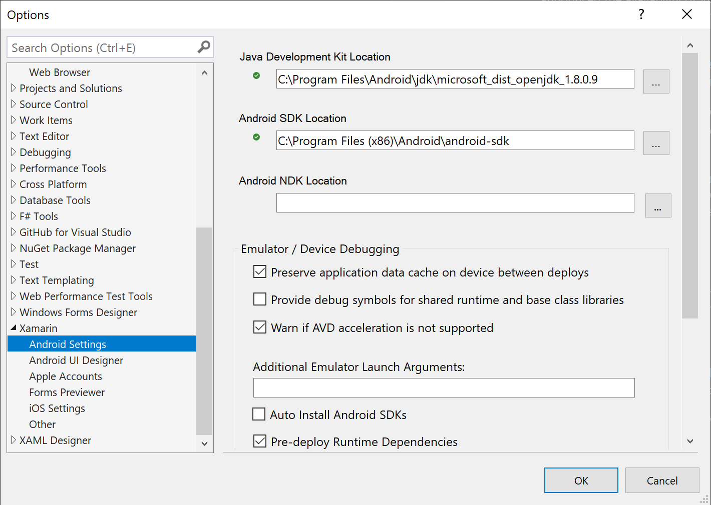 visual studio xamarin not opening xaml designer