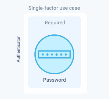 Password factor only indicator