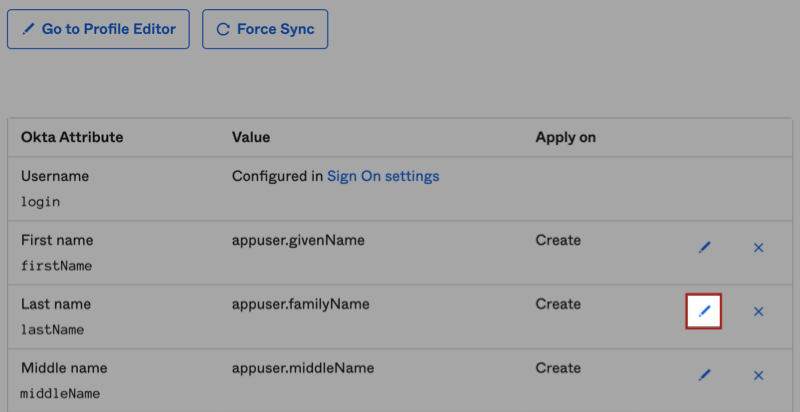 Attributes - Edit Attribute